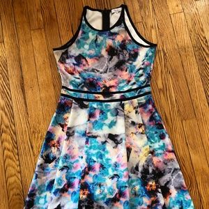 Parker Emmy Fit and Flare Racerback Dress